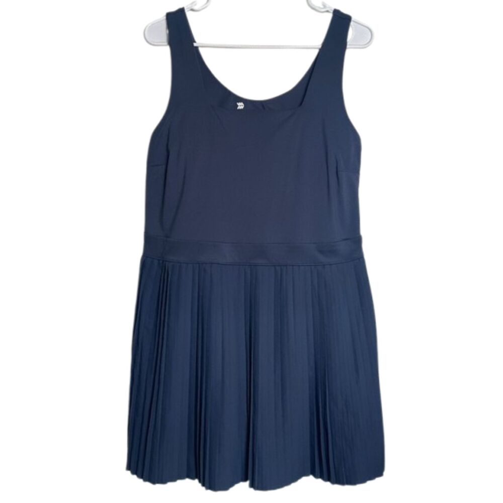 All in Motion Pleated Active Dress Women XXL Lined Skort Stretch Athleisure Navy